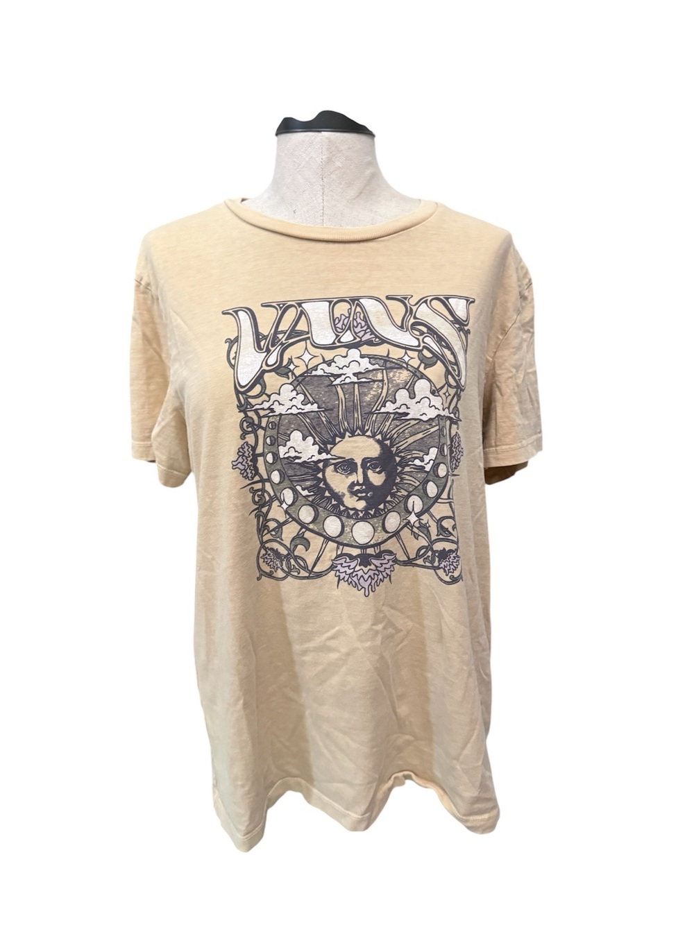 Vans Tan Logo Crewneck Tee